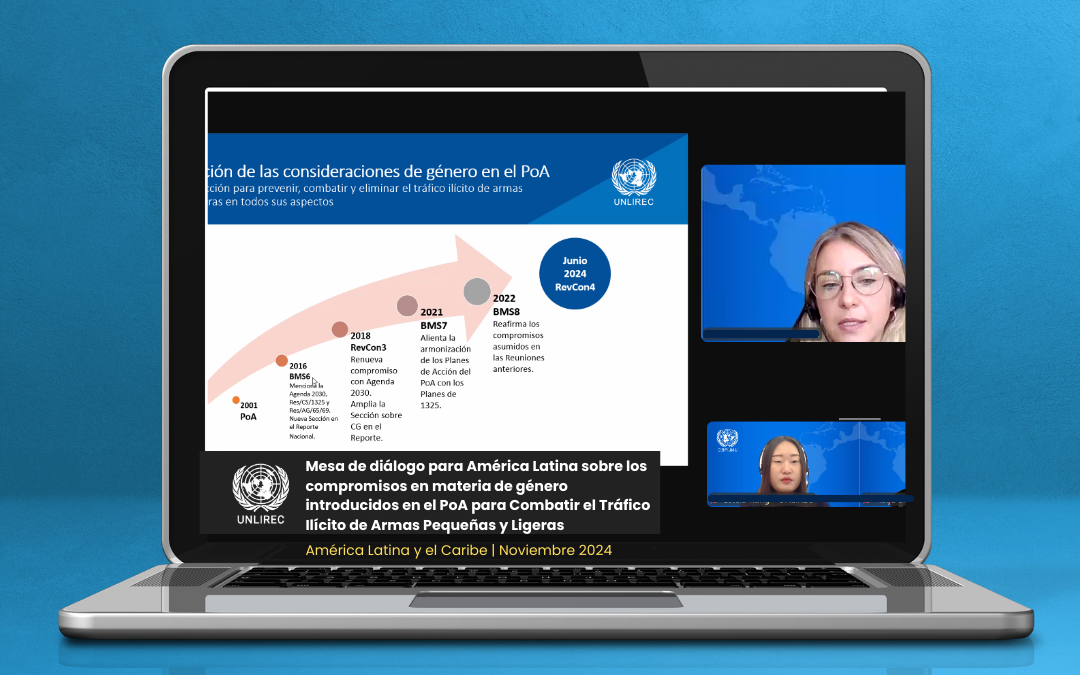 UNLIREC y GENSAC promueven el diálogo regional sobre los compromisos en materia de género asumidos por la RevCon4