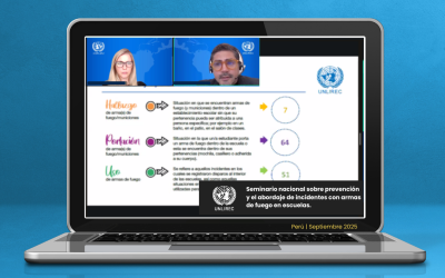 Perú impulsa la prevención de la presencia de armas de fuego en escuelas