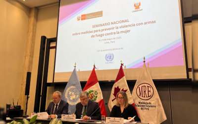 Perú refuerza compromiso para prevenir la violencia armada contra las mujeres